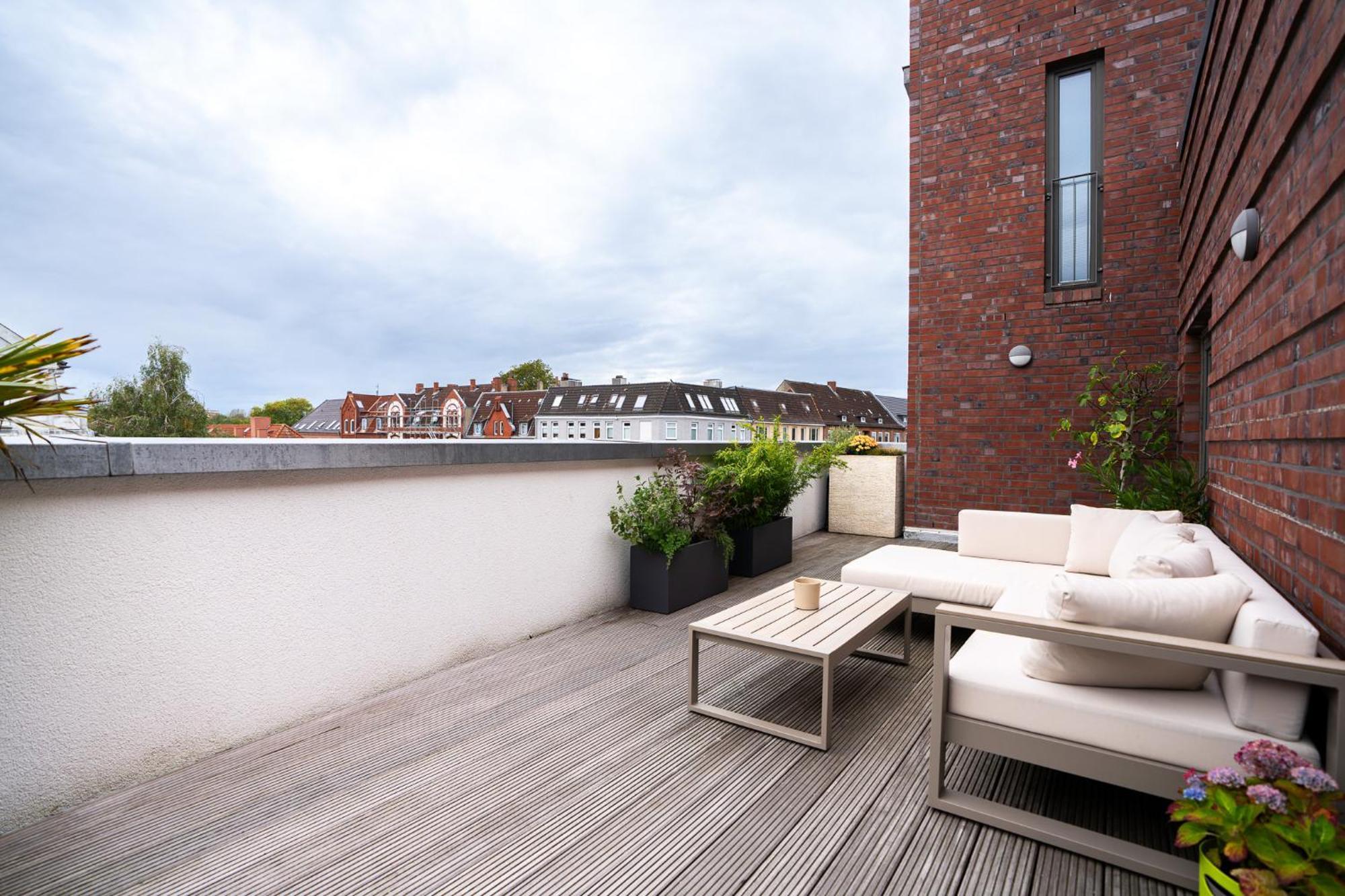 Ferienwohnung Foerdeterrasse Nahe Kiellinie Exterior foto